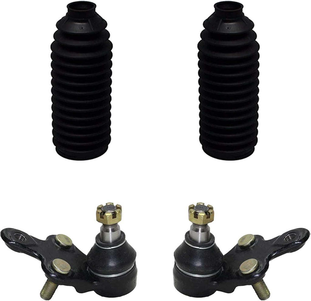 Front Lower Ball Joints + Tie Rods w/Boots + Sway Bars 10pc Set M192979
