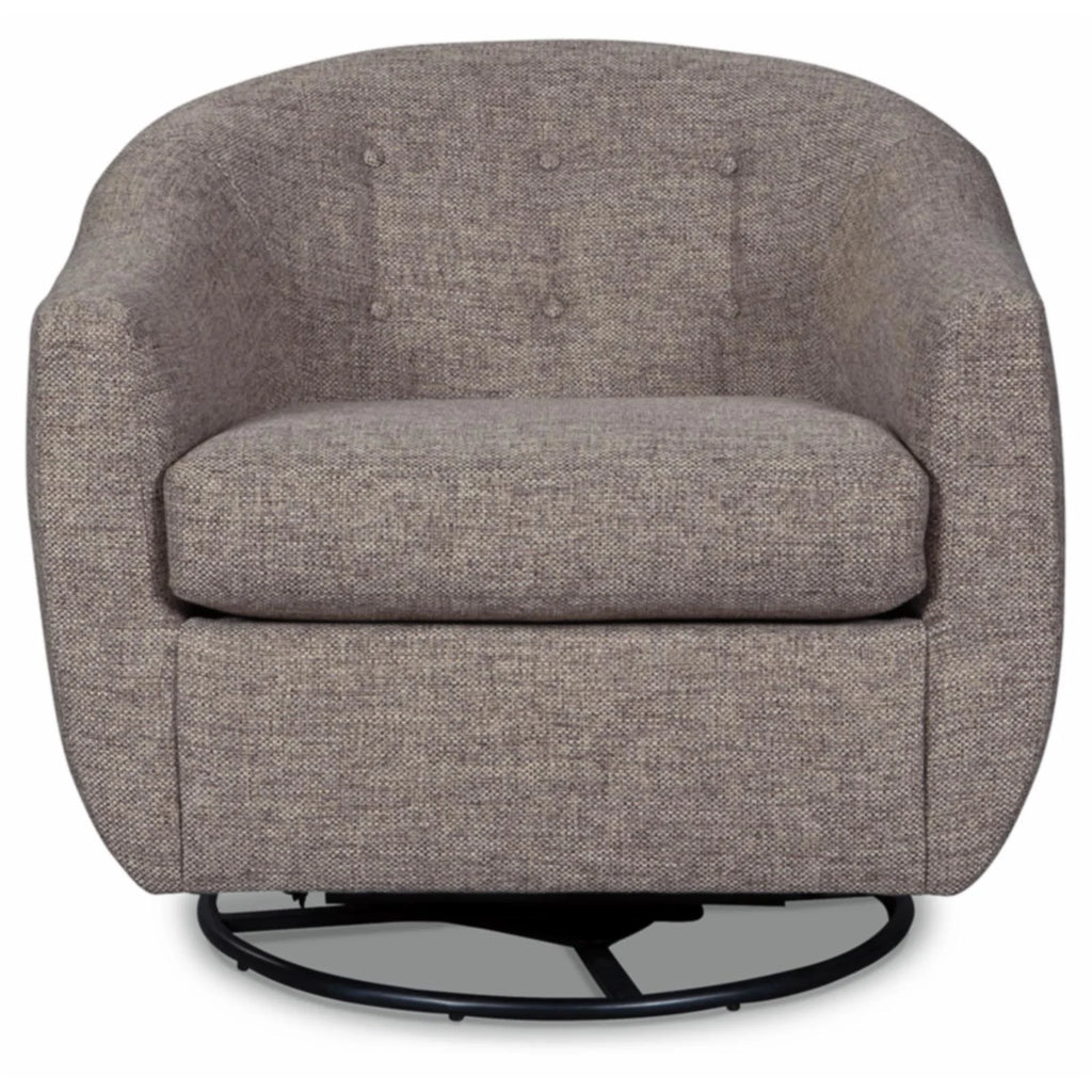 Taupe Tufted Swivel Glider A10419