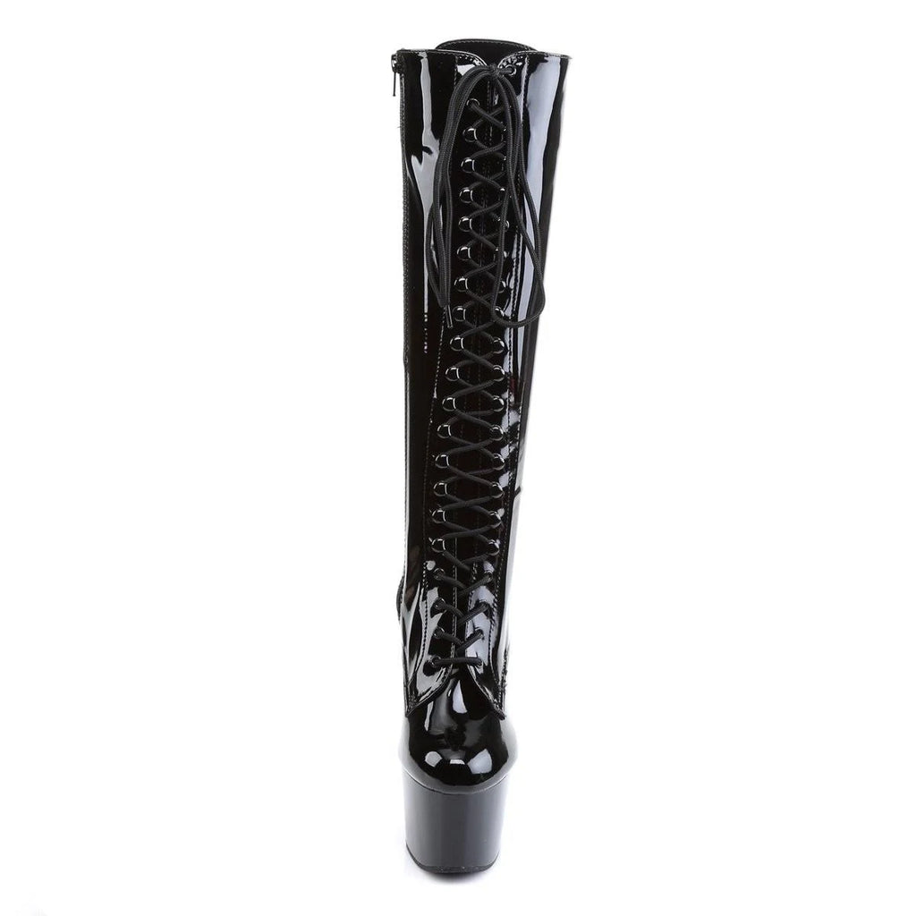 Black Str Patent Shoes J2572