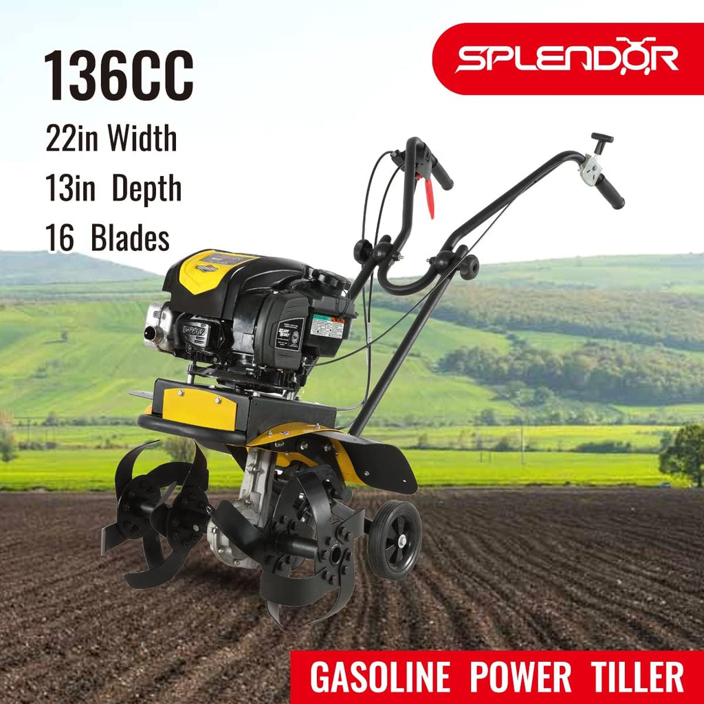 Gas Powered Tiller 163CC R662