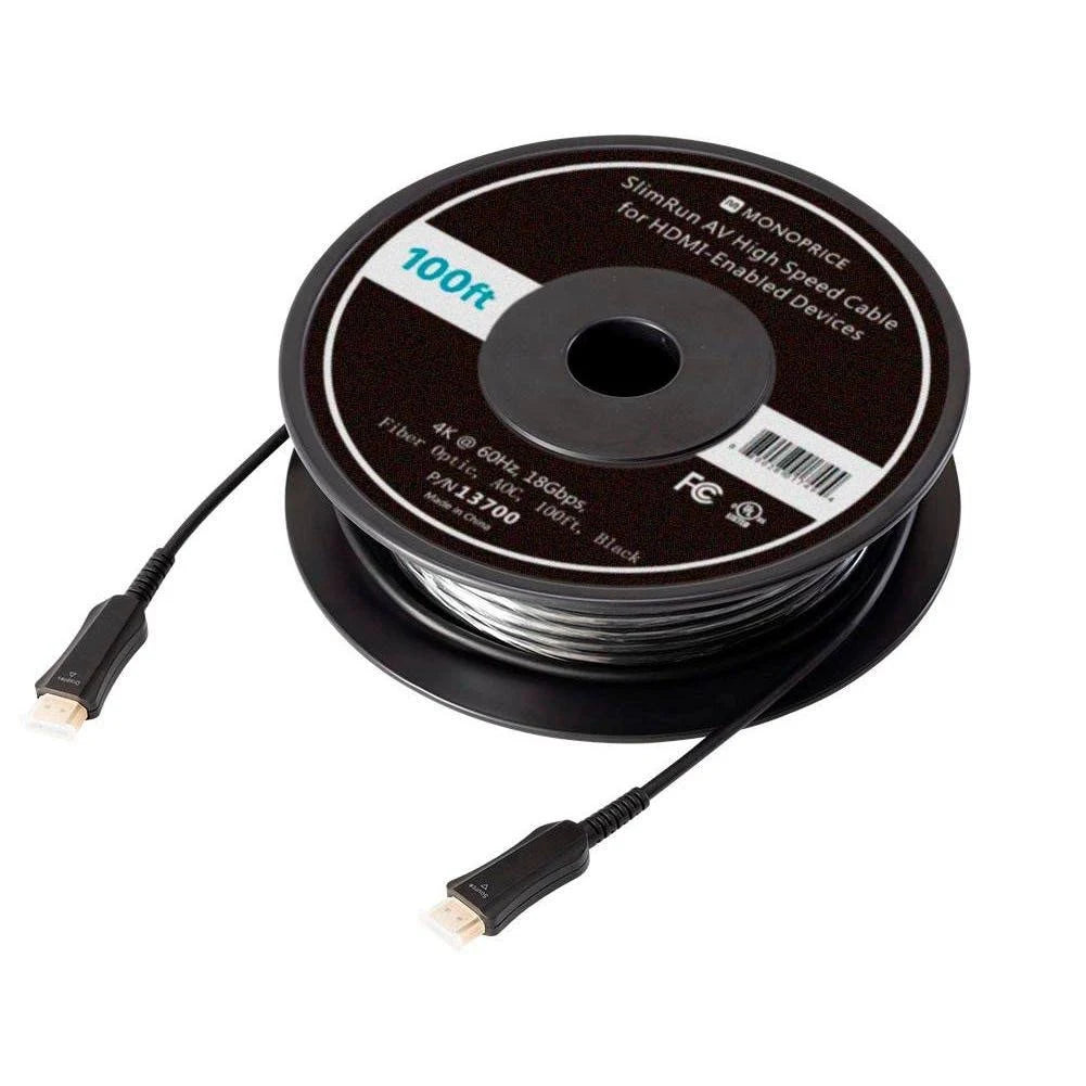 SlimRun AV Cable for HDMI Enabled Devices, 330ft Black S63671