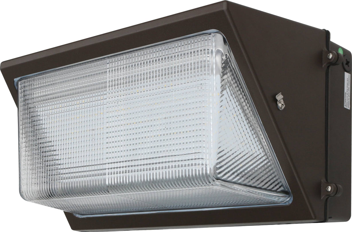 Bronze LED Glass Wallpack 120W 5000K Dimmable O359253