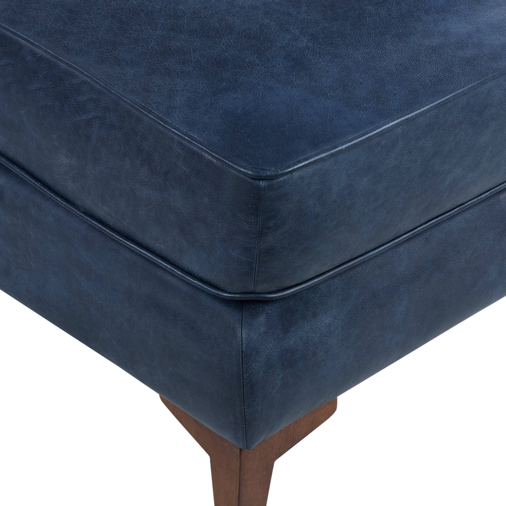 Cognac Tan Ottoman H854