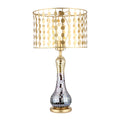 Silver and Gold Mirror Mosaic Table Lamp U133