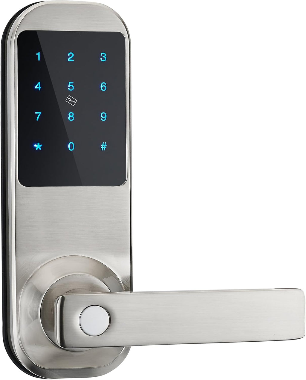 Nickel Brushed Bluetooth Digital Door Lock, Pack of 2 I1569