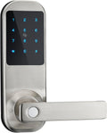 Nickel Brushed Bluetooth Digital Door Lock, Pack of 2 I1569