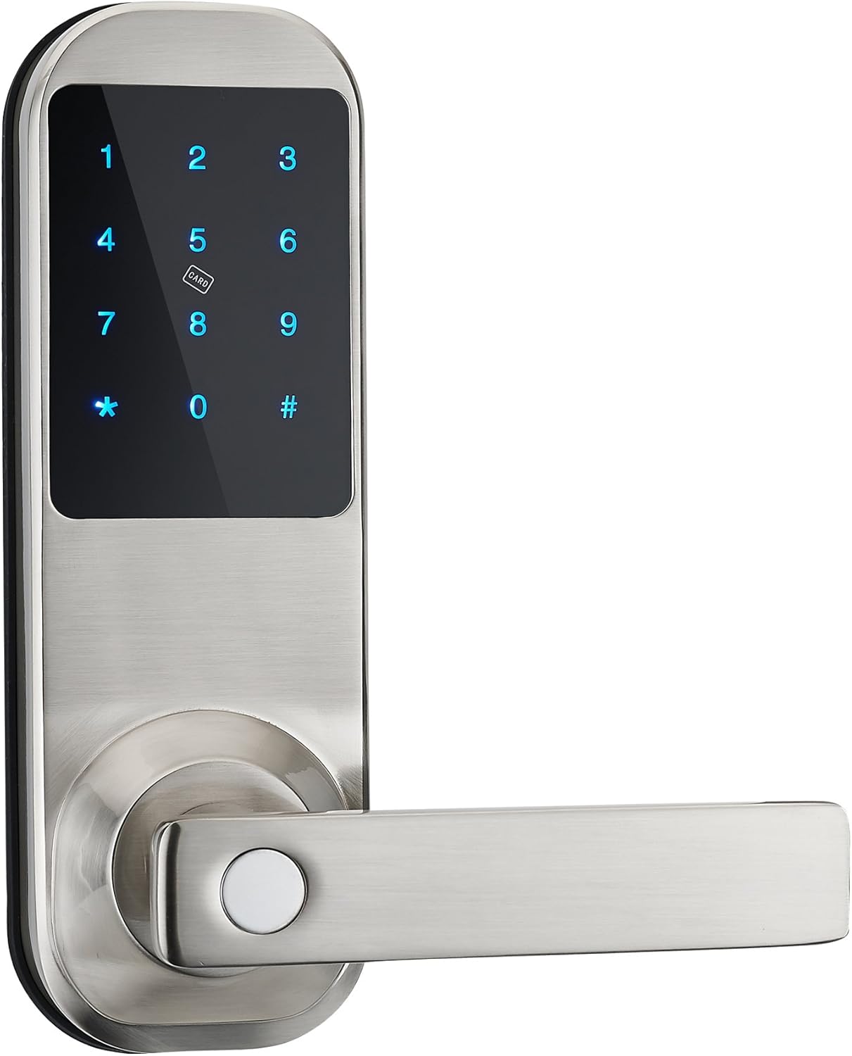 Nickel Brushed Bluetooth Digital Door Lock, Pack of 2 I1569