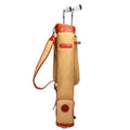Canvas and Leather Golf Club Carry Bag A576821