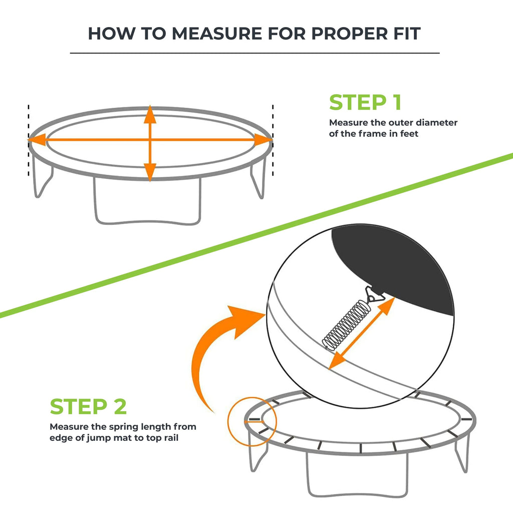 Blue 15-Foot Trampoline Frame Pad E427