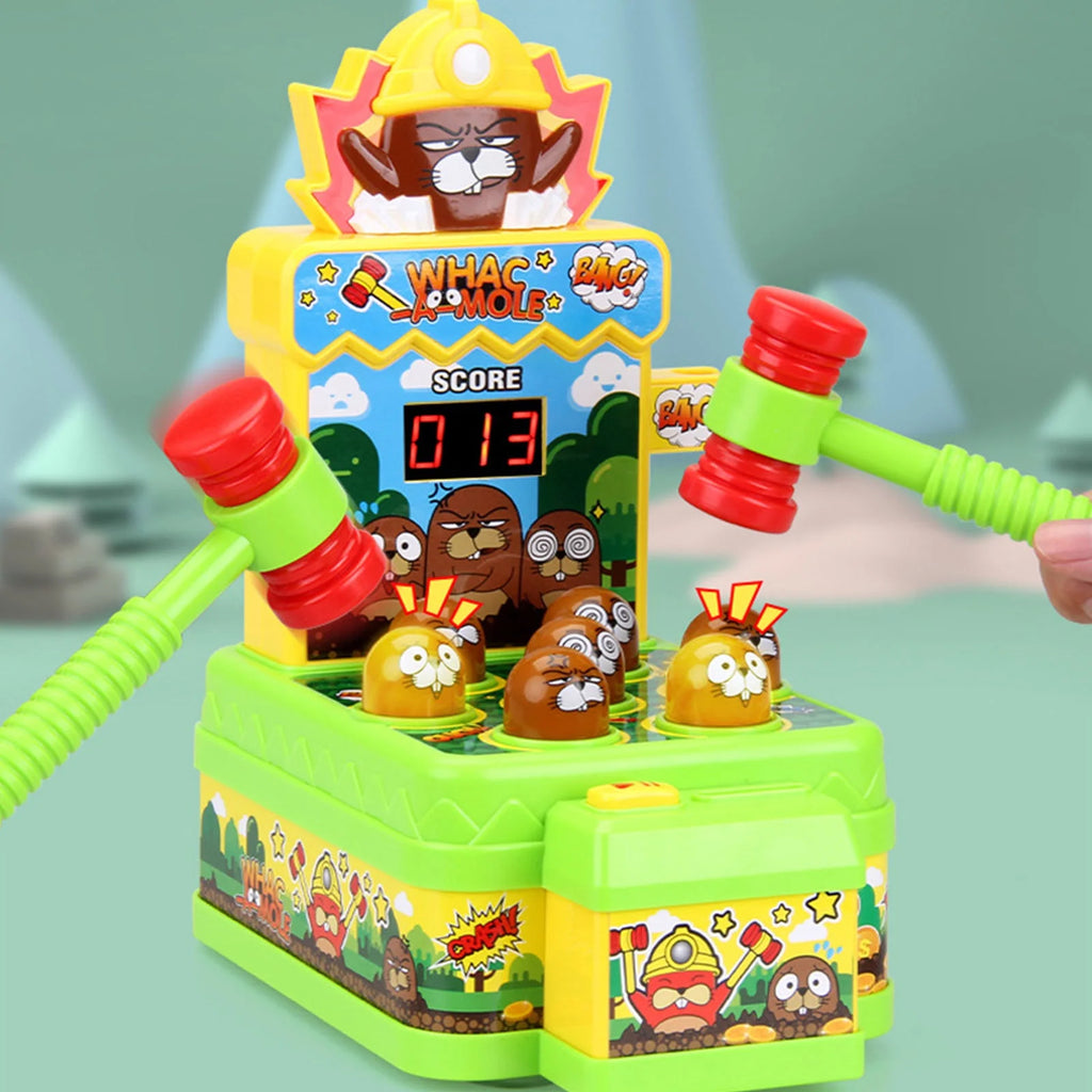 Mini Kids Electronic Arcade Game with 2 Hammers A151188