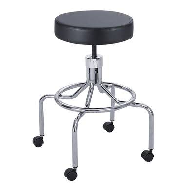 Height Adjustable Lab Stool with 2 Swivel Casters F3152