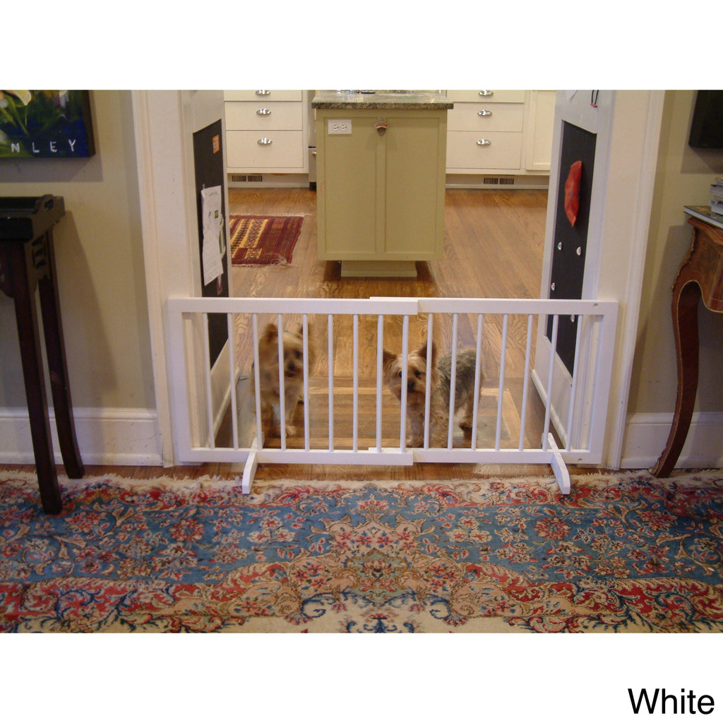 White Step Over Pet Gate T5333