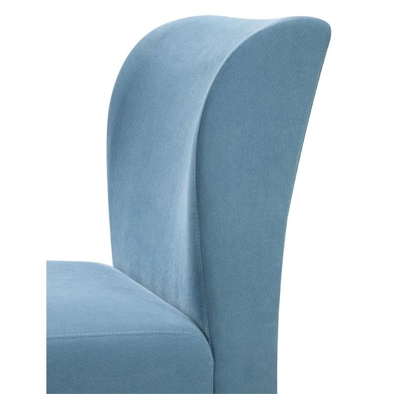 Blue Fabric Accent Chair B29119