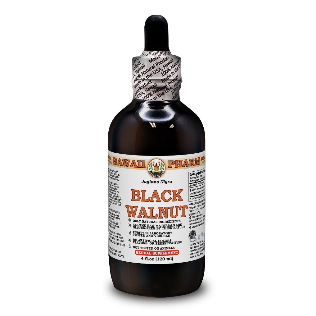 Black Walnut Dry Hull Liquid Extract Tincture 4 Fl.Oz O21130