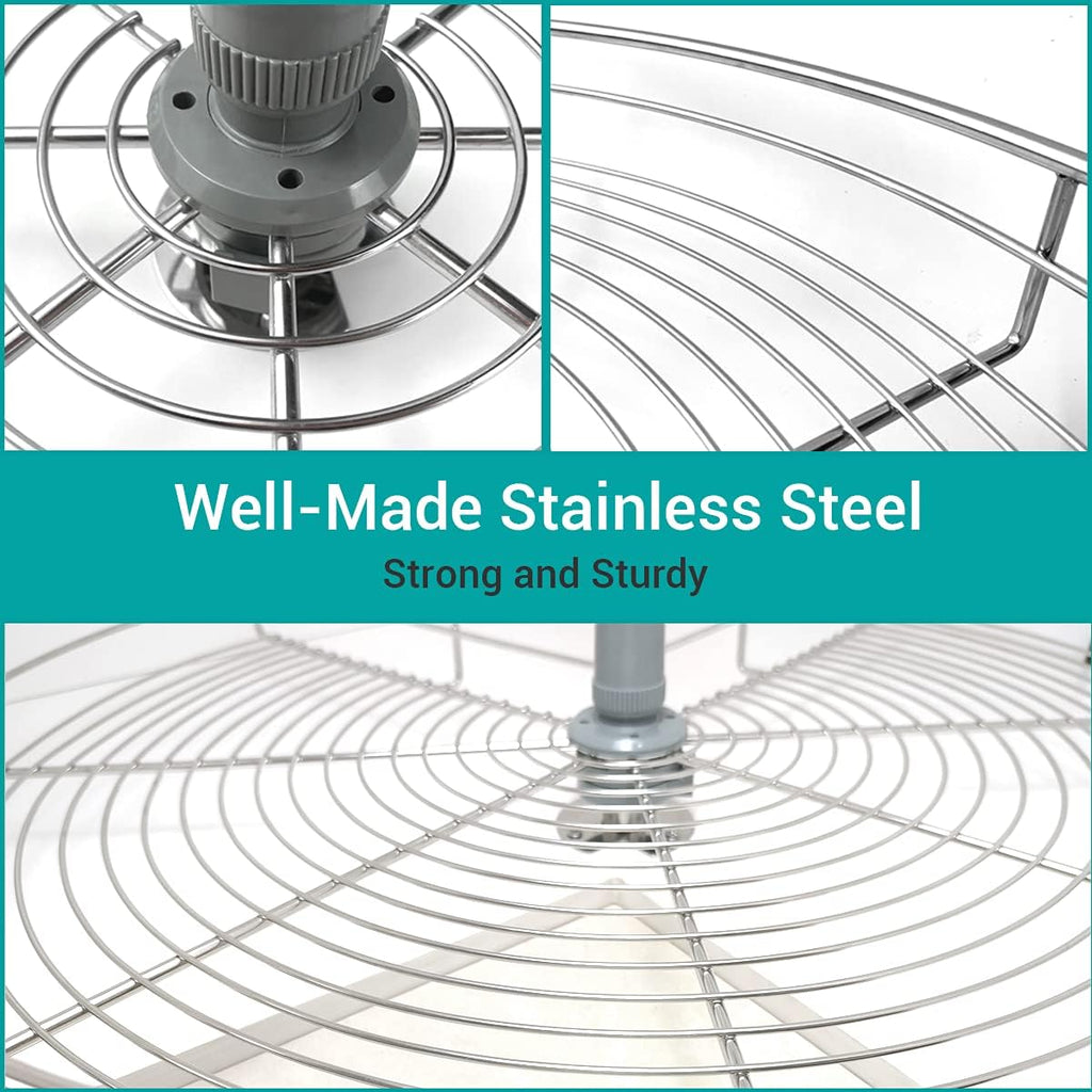 Stainless Steel Lazy Susan Turntable Replacement Shelf, 24 Inch O864