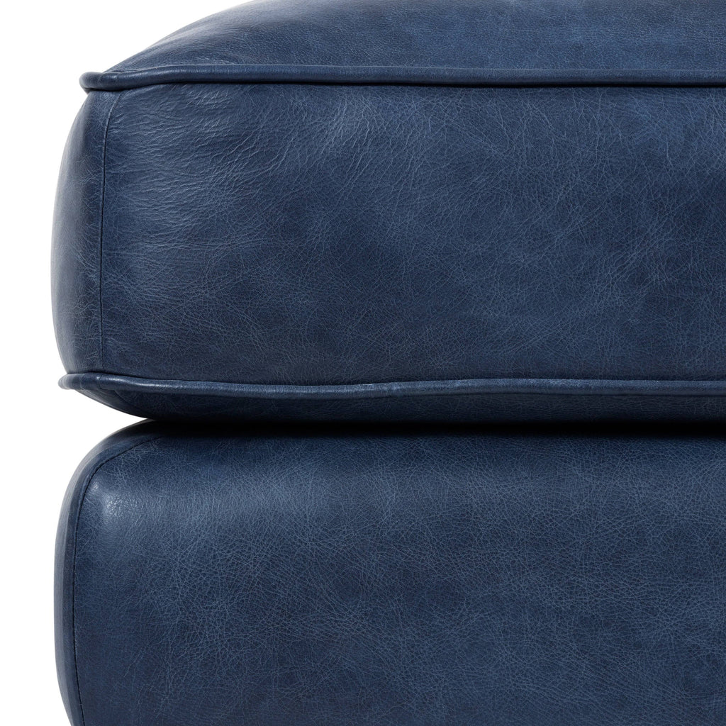 Cognac Tan Ottoman H854