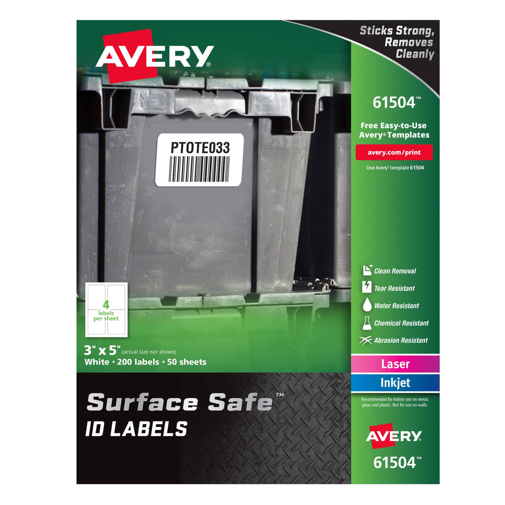 Surface Safe ID Labels R352351