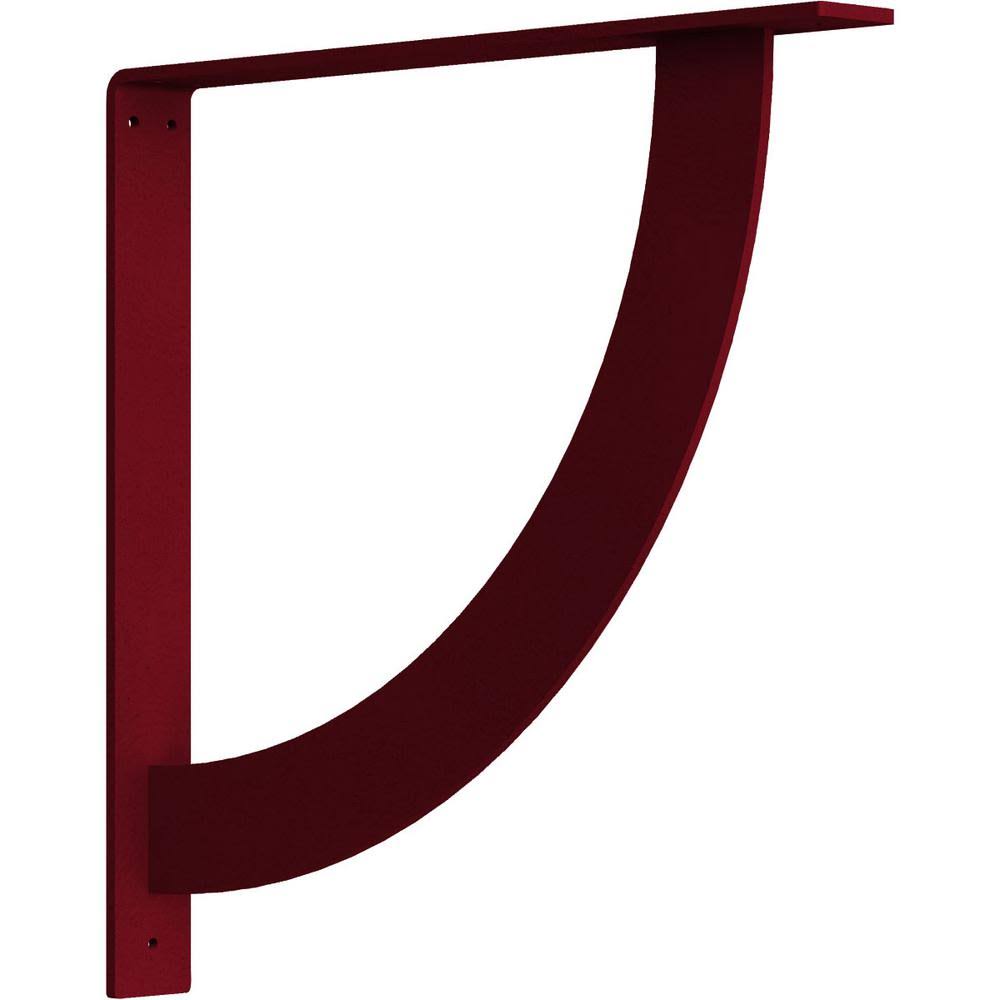 Hammered Bright Red Steel Bracket P15997