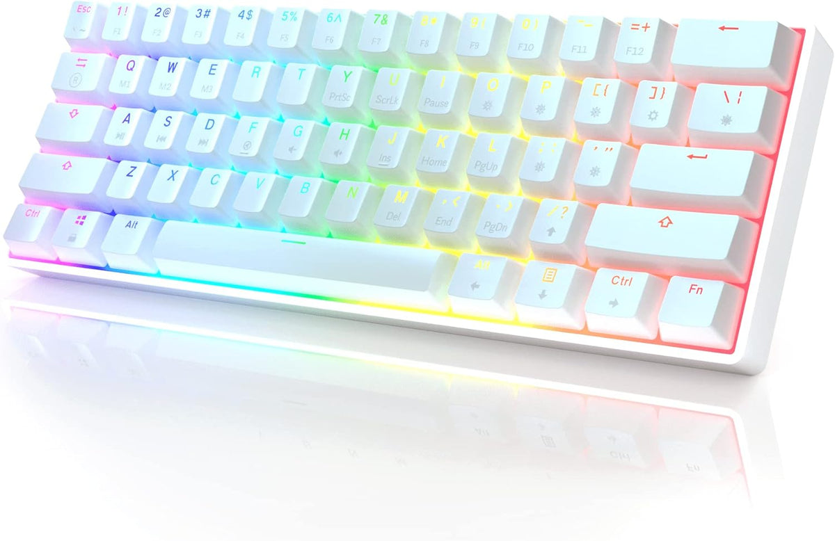 61 Keys Multi Color RGB Backlit Wired Mechanical Keyboard X86537