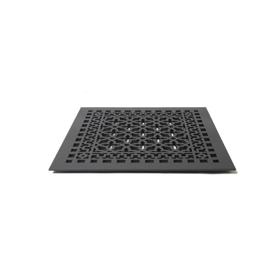 Cast Iron Floor Register in Black H5732