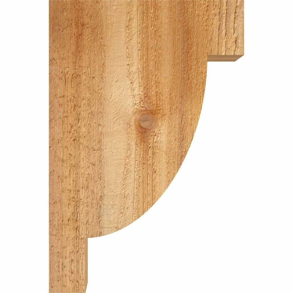 4x22W x 12x22D x 12x22H Alpine Rough Sawn Corbel, Western Red Cedar R505548