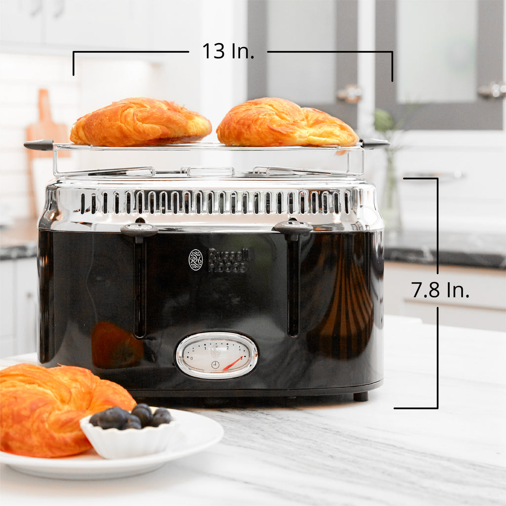 4-Slice Toaster, Black E353