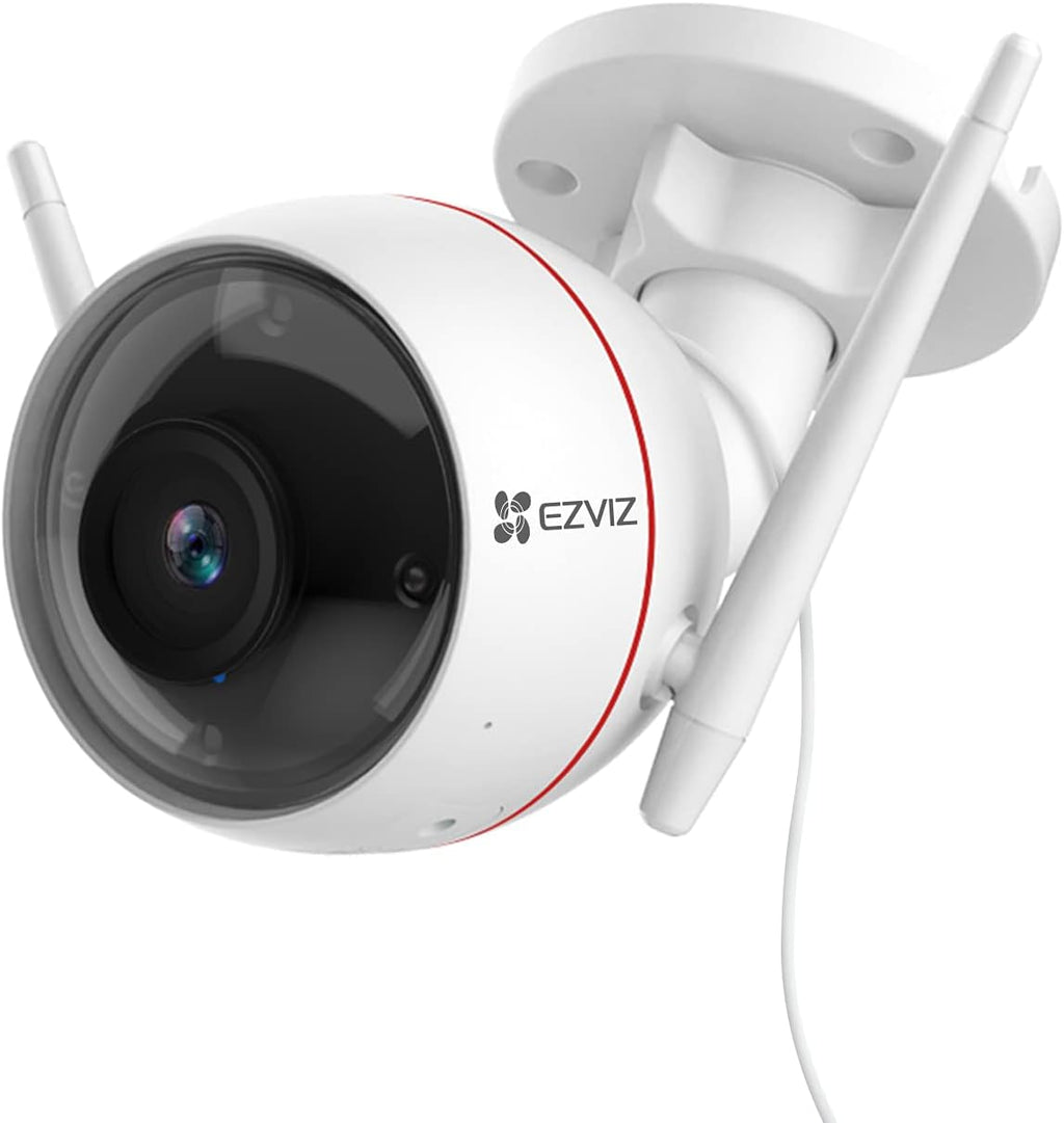 EZVIZ WiFi Security Camera Outdoor IP67 Waterproof 1080P with Color Night Vision AI Person Detection 2-Way Audio Motion Alerts H.265 Video Compression H977046
