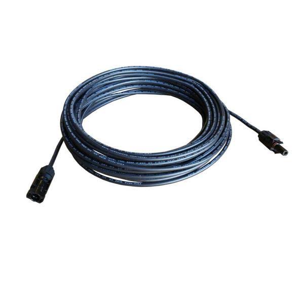 10-Gauge 70 ft. Black + 70 ft. Red Solar Panel Extension Cable Wire PV Connector H995789