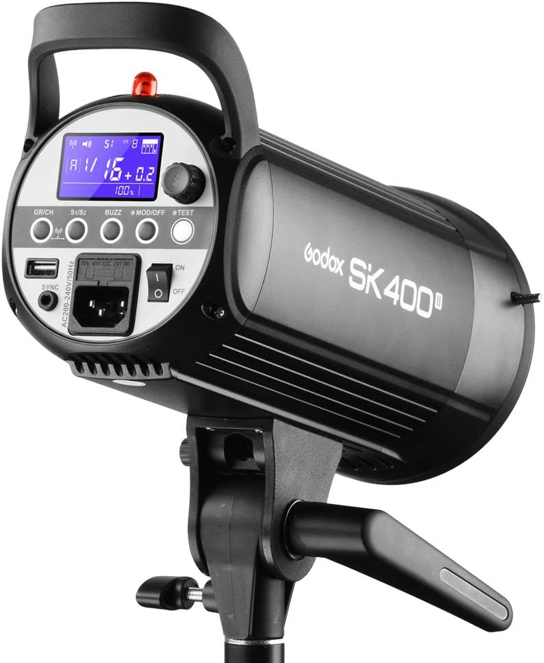 2 Pack 800Ws Photo Speedlite Studio Flash Strobe Monolight Bowens Mount Kit with Softbox, Light Stand, Barn Door Kit, Reflector Y78865