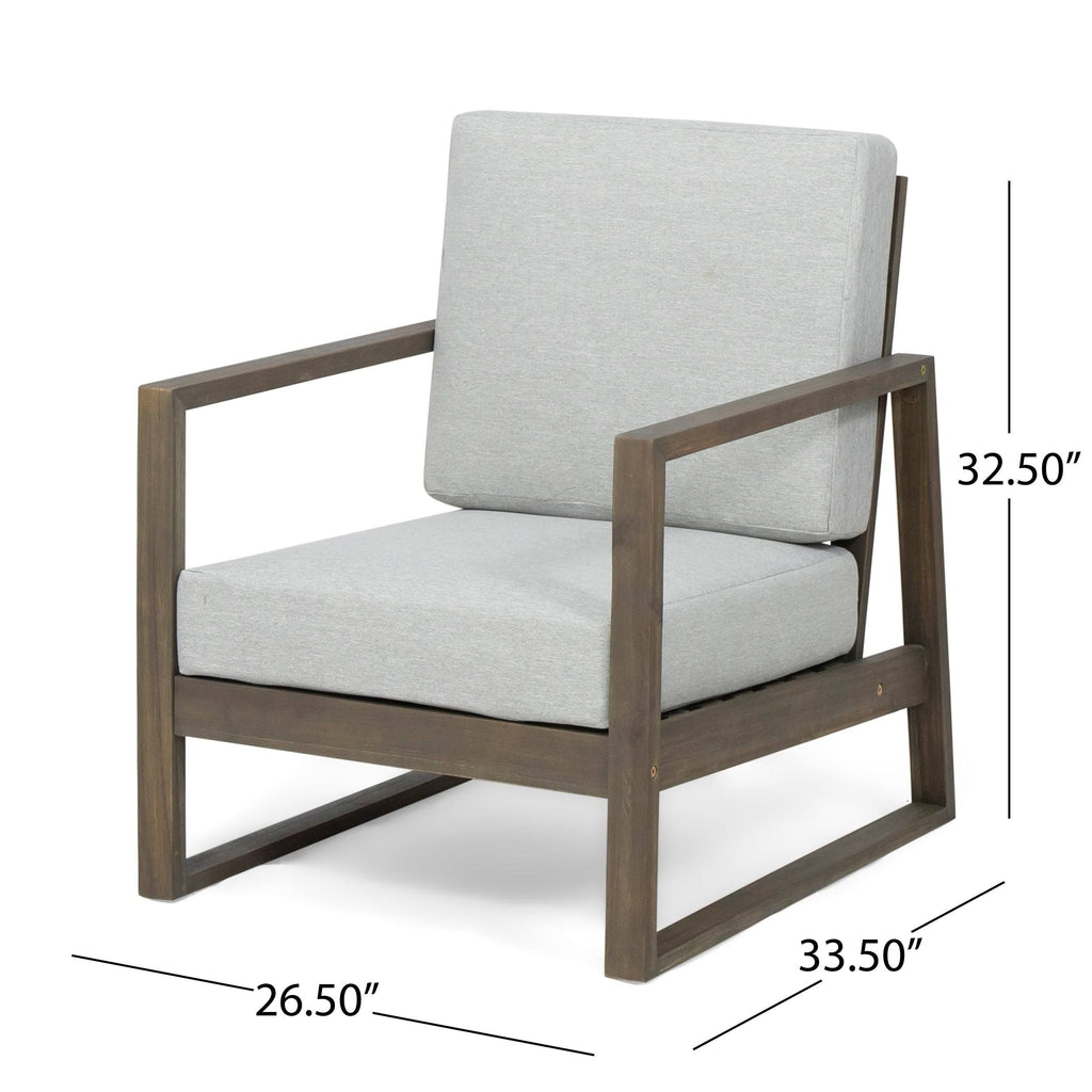 Acacia Wood Club Chair C269