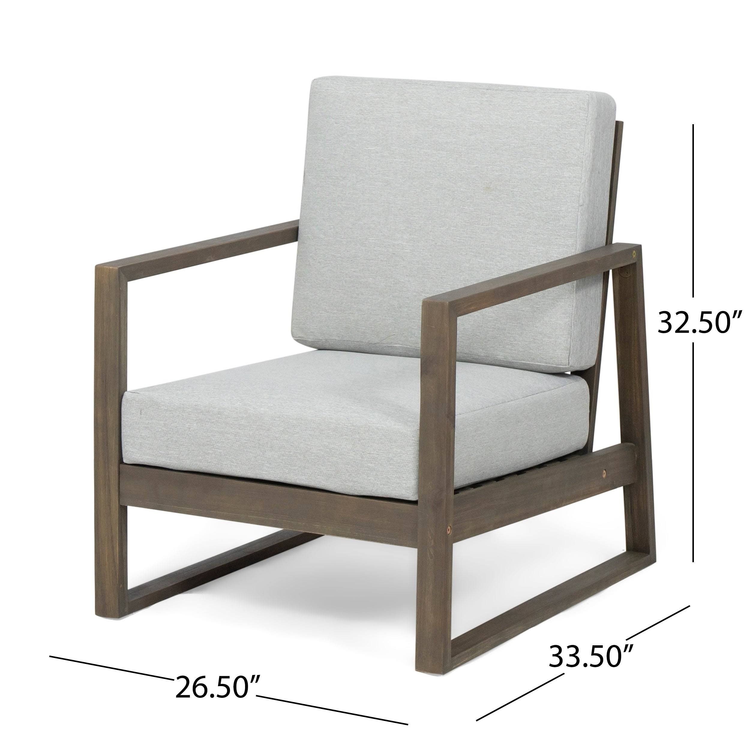 Acacia Wood Club Chair C269