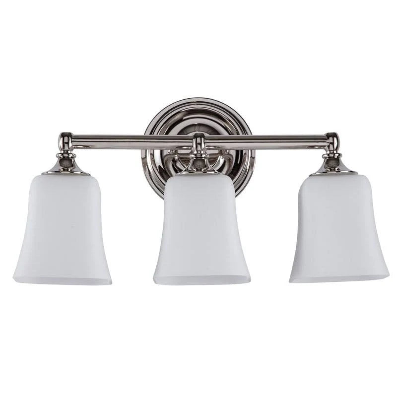Polished Chrome 18x22 Wide 3 Light Bathroom Fixture U87797