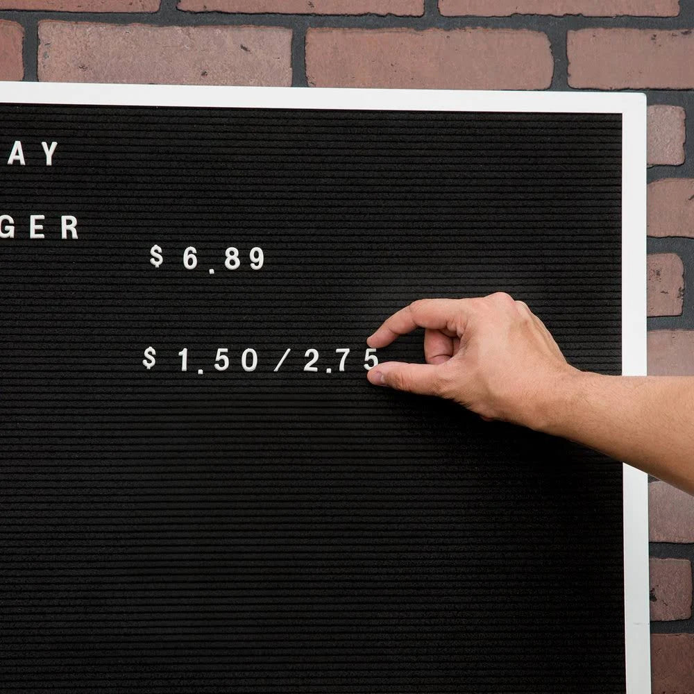 Black Felt Message Center Board G149819