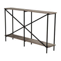Gray Washed Solid Pine Console Table M35953