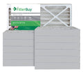Silver MERV 8 Pleated AC Furnace Air Filter, Pack of 12 L2130