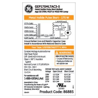 Metal Halide Ballast Kit N9388