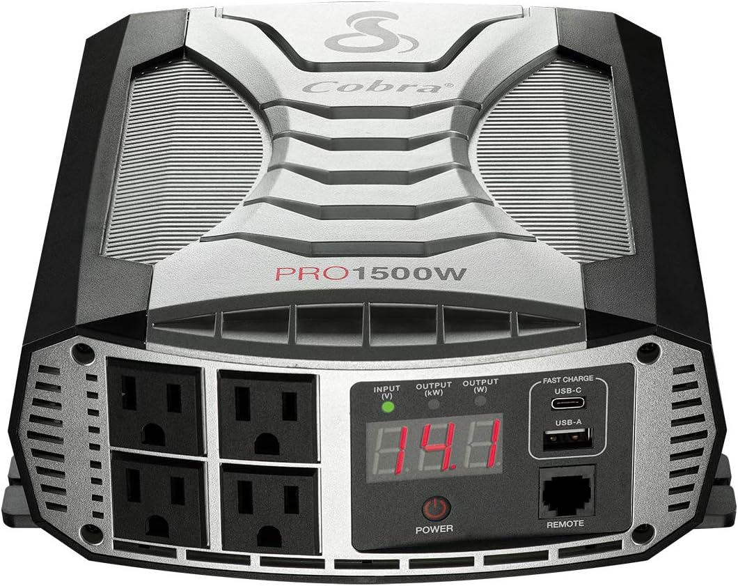 3000W Power Inverter with 4 AC Outlets and 2 USB Ports S327
