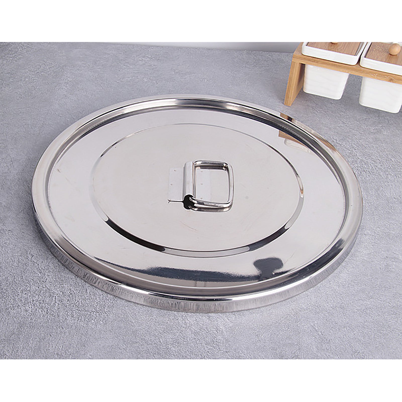 Stainless Steel Airtight Food Storage Container with Lid and Locking Clamp 6L U47831