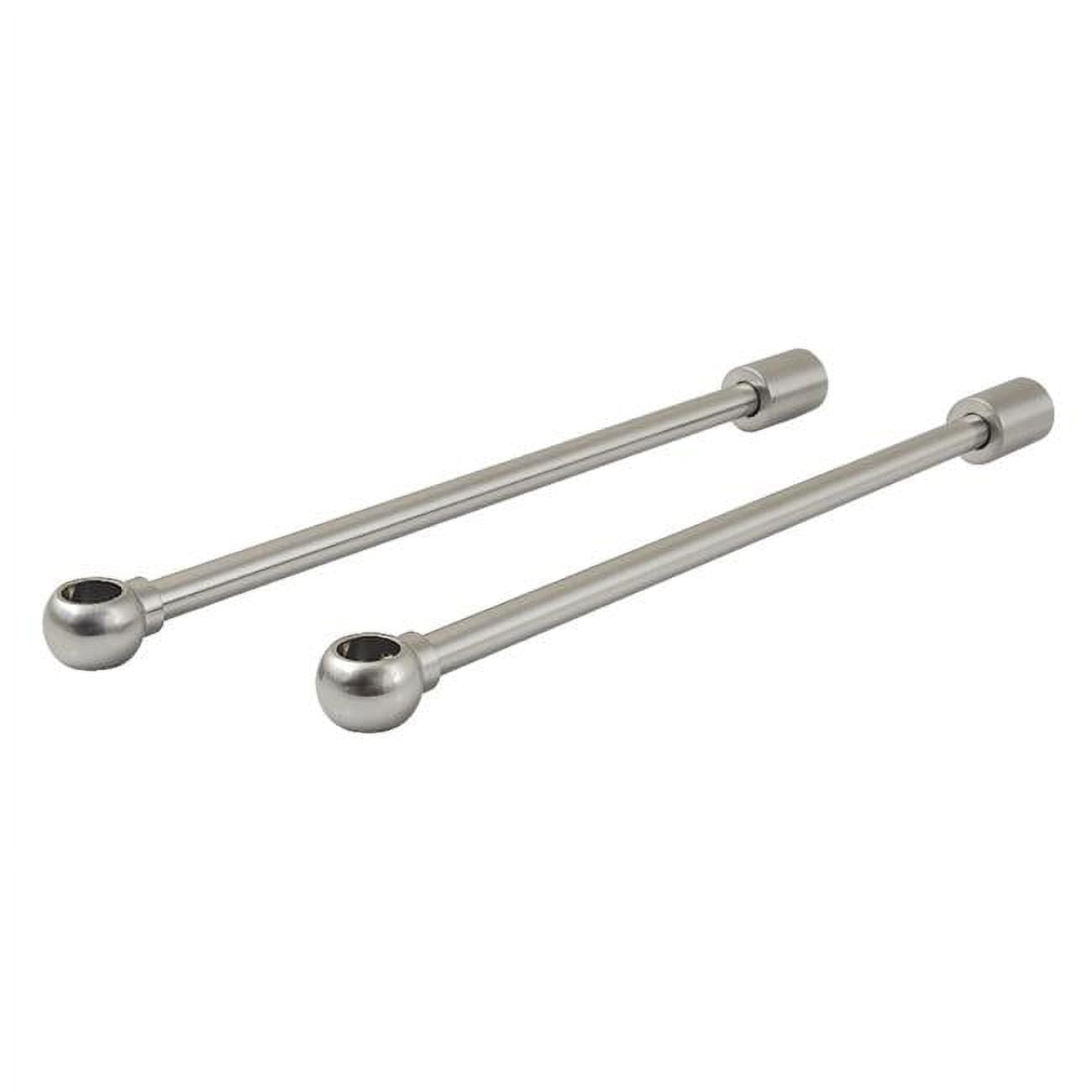 Brushed Nickel Tub Supply Line Wall Support O5504