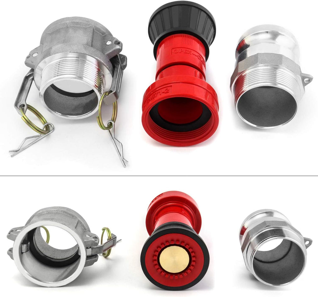 2 inch Heavy Duty Thermoplastic Constant Flow Fog Nozzle with Aluminum Camlock Fittings V7906
