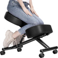 Red Ergonomic Kneeling Chair with Thick Foam Cushions T356471