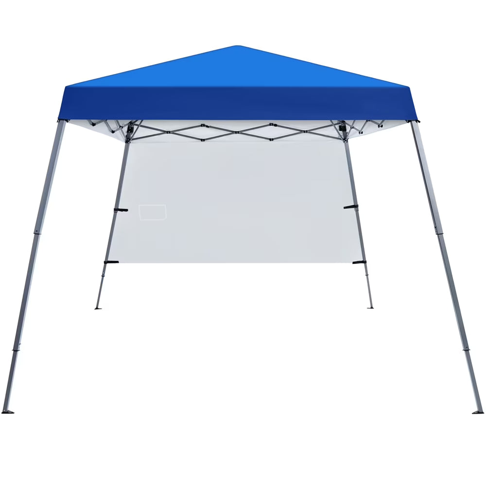 Blue Pop-Up Canopy with Backpack Bag E325