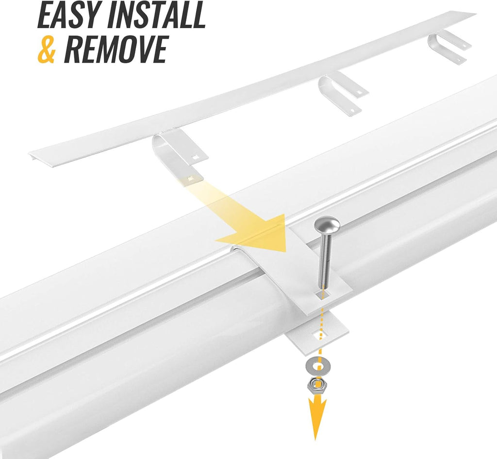 White Pack of 2 Aluminum Van Rack Accessory G988555