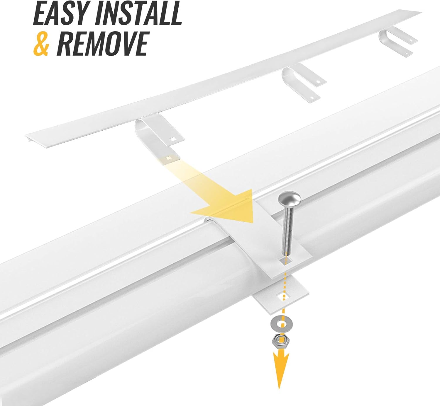 White Pack of 2 Aluminum Van Rack Accessory G988555