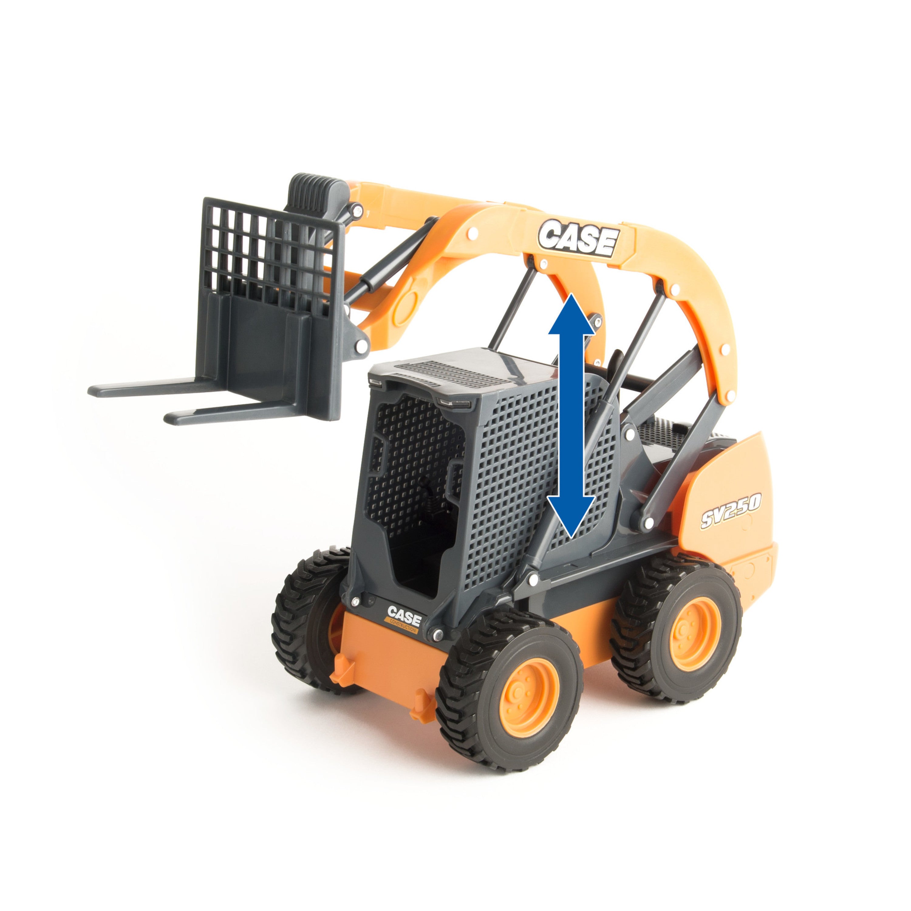 1:16 Scale Ram 3500 with Gooseneck Trailer and Case Construction SV280 Skid Steer I99584