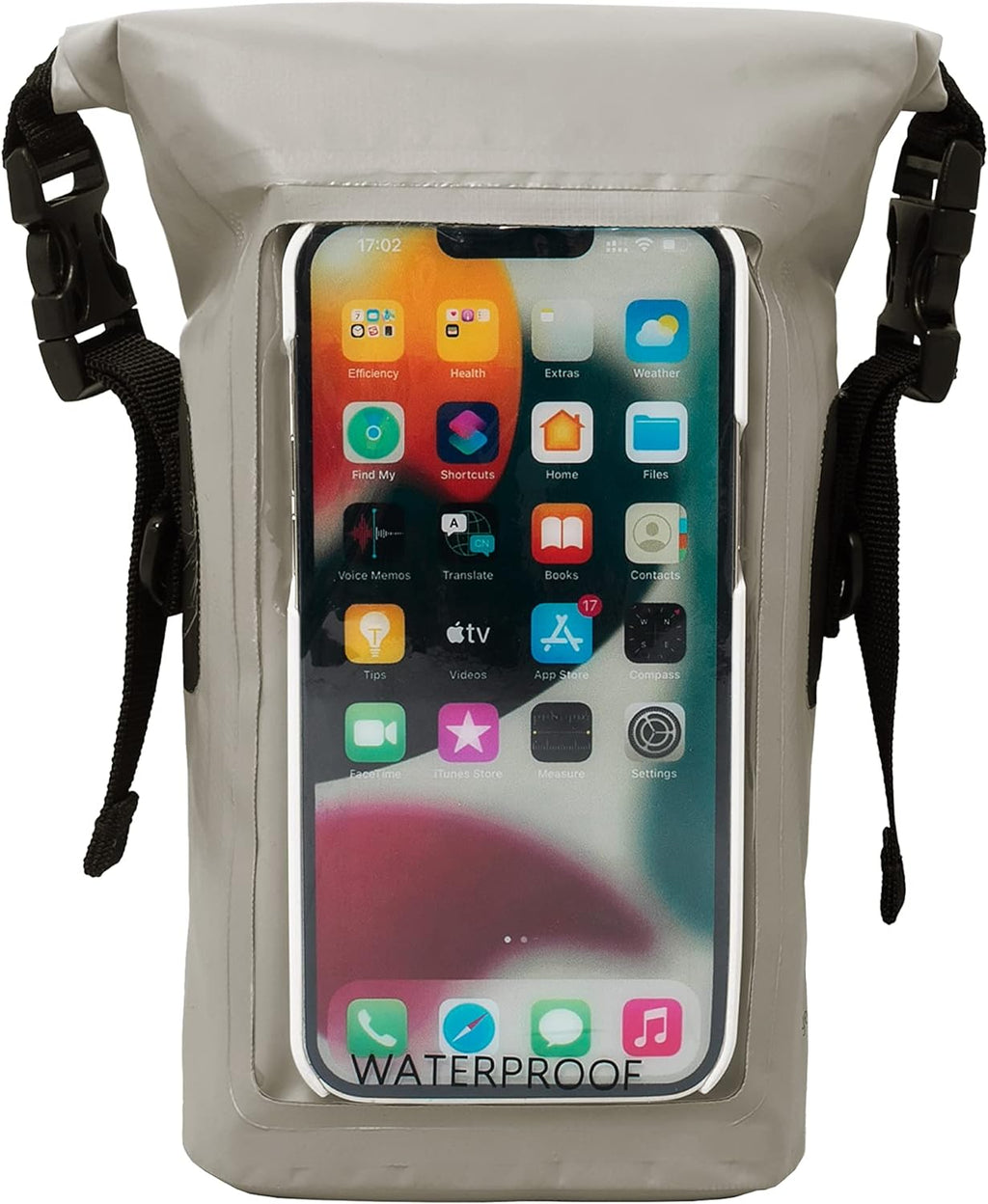 Waterproof Phone Tote Dry Bag Case, Grey V1993
