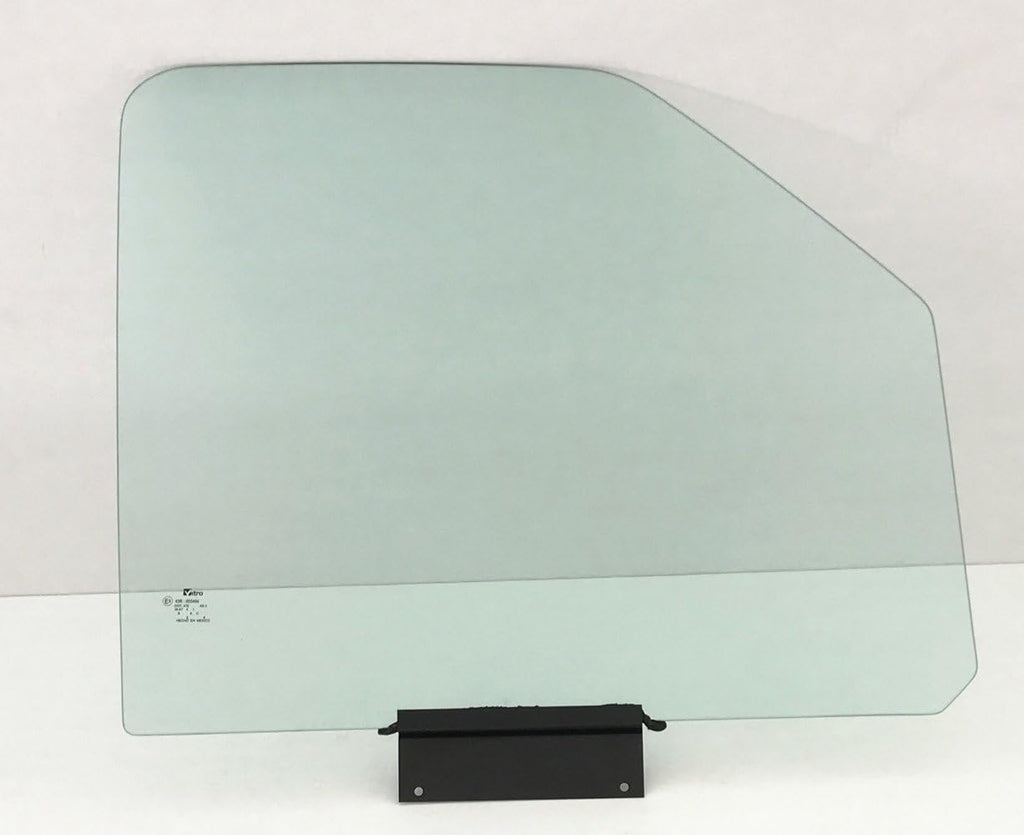 Passenger Side Front Door Window Glass Compatible with Ford Econoline Van 1992-2014 Models Pack of 2 L52205