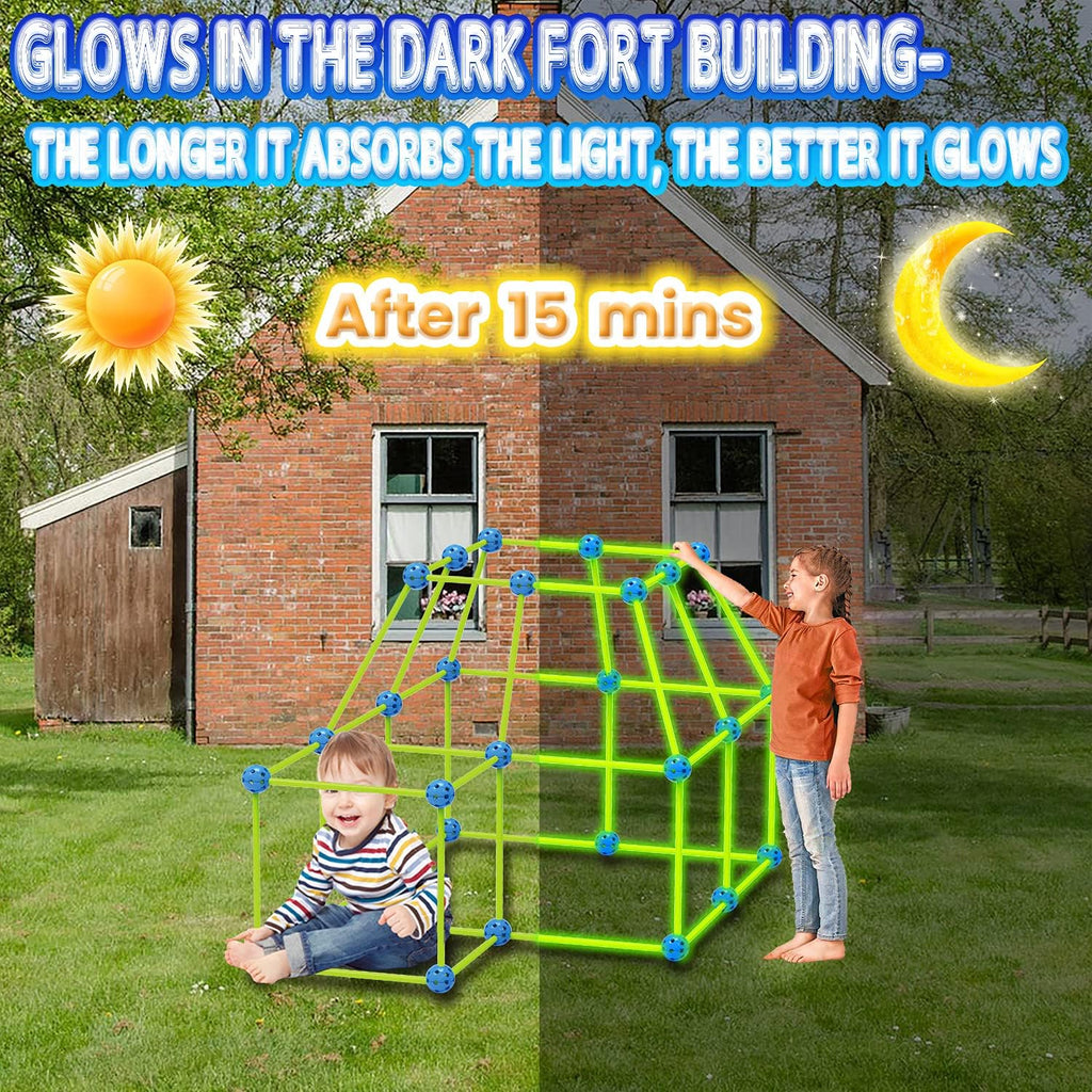 100 Pcs Glow in The Dark STEM Construction Toys Z776691