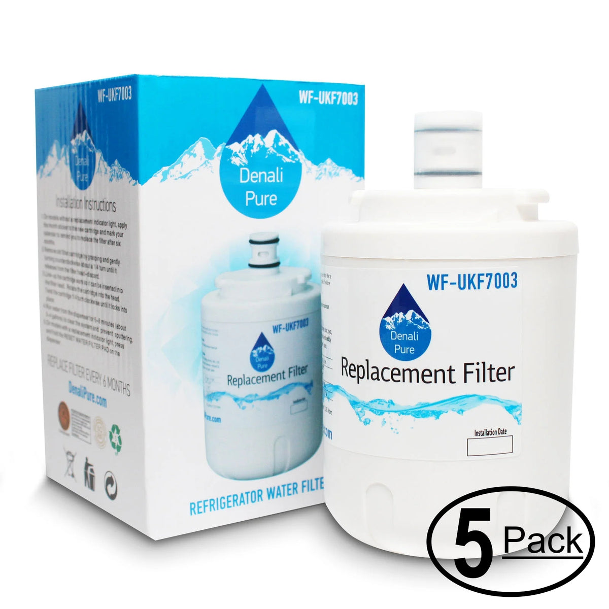 5-Pack Replacement Water Filter Cartridge B784340