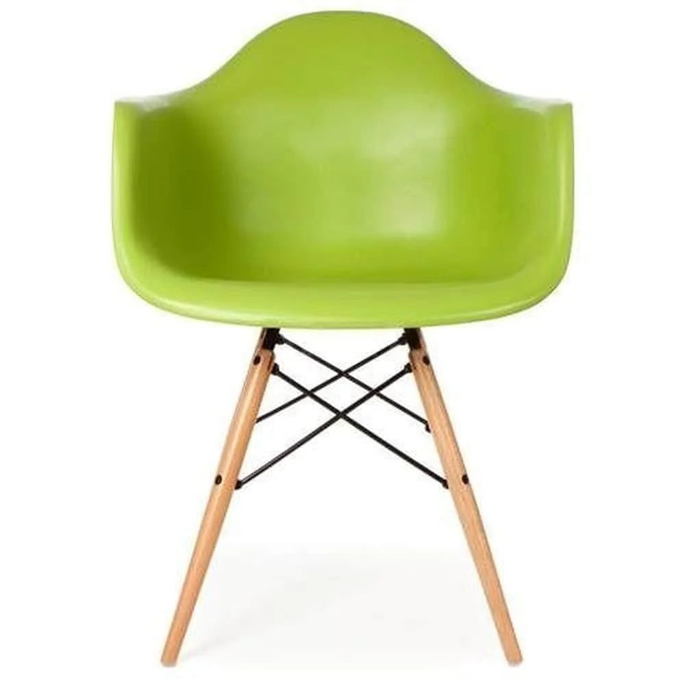 Grey Mid-Century Wood Dining Chair T8890